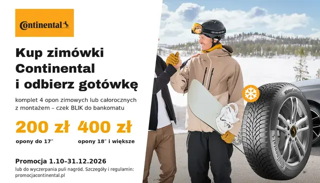 Promocja Continental – jesień i zima 2026