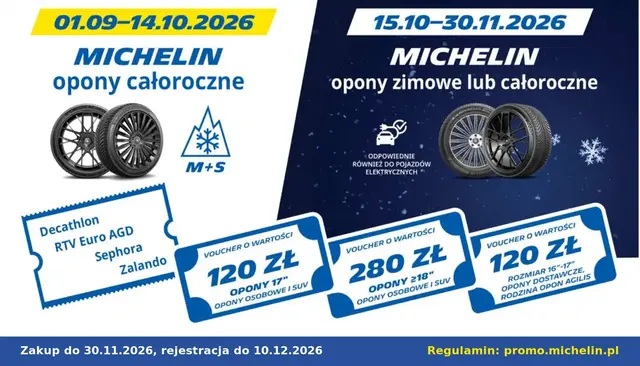 Promocja Michelin – jesień i zima 2026